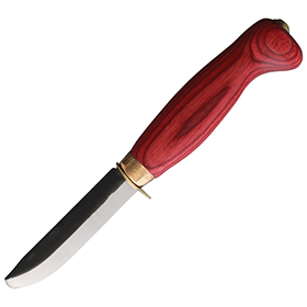 Wood Jewel Child's First Knife Red: BK-WJ23PPR