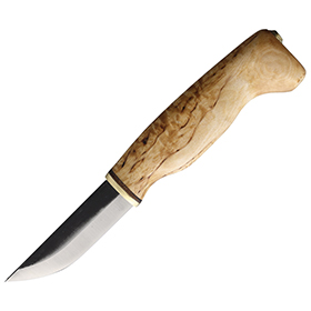 Wood Jewel Fixed Blade Curly Birch: BK-WJ23VISA