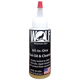 Wolf Premium Oils All-In-One Gun Oil and Cleaner: BK-WLF40002