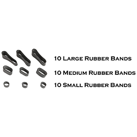 Wazoo Survival Gear Ranger Bands: BK-WSG006