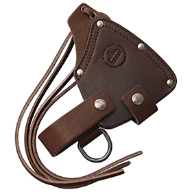 WOOX AX1 Leather Axe Sheath: BK-WXS00201