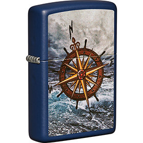 Zippo Compass Design Lighter: BK-ZO19870