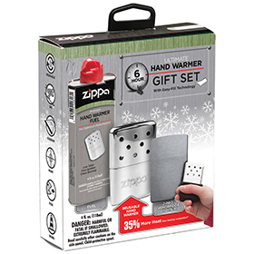 Zippo Hand Warmer 6hr Gift Set ORMD: BK-ZO40351