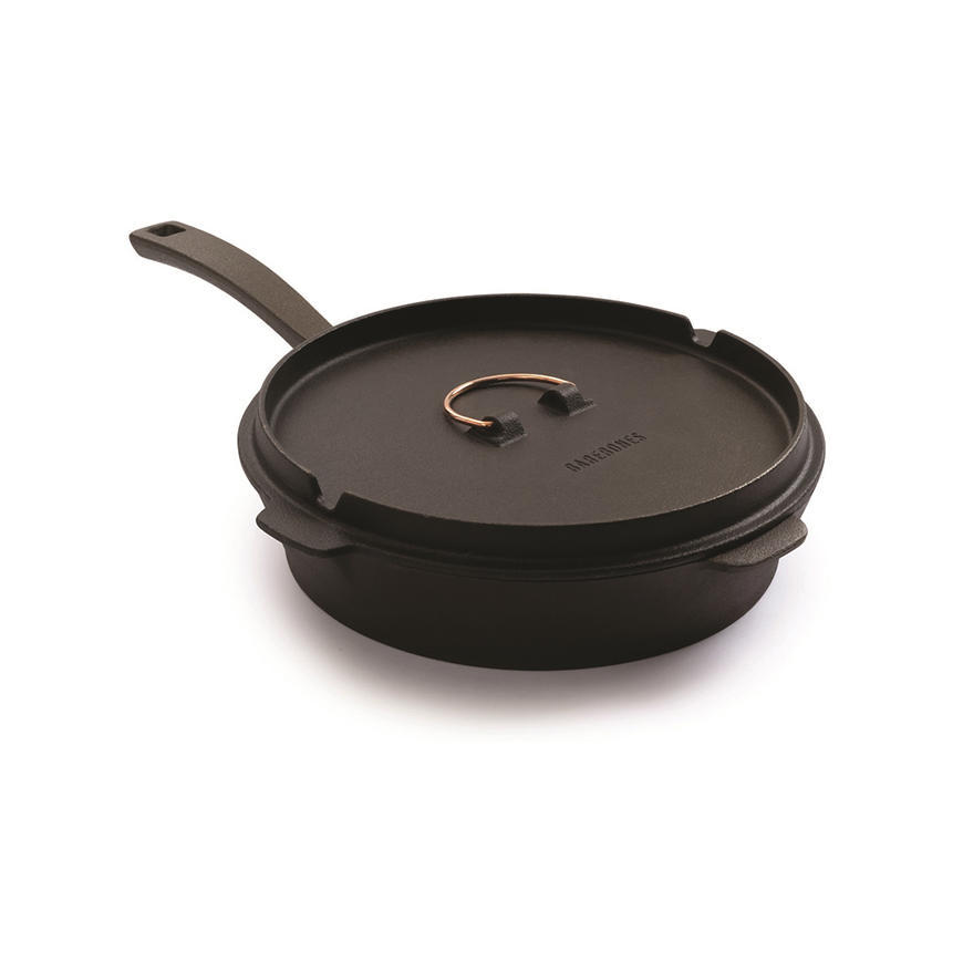 Barebones Living Cast Iron Skillet 10in: BK-BARE317V1