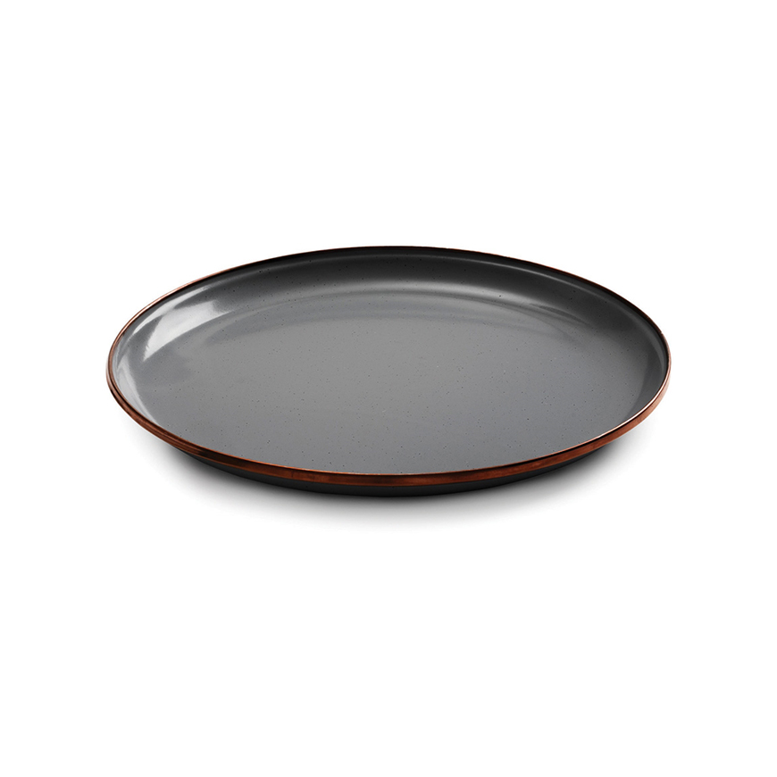 Barebones Living Enamel Plate Set: BK-BARE358V1