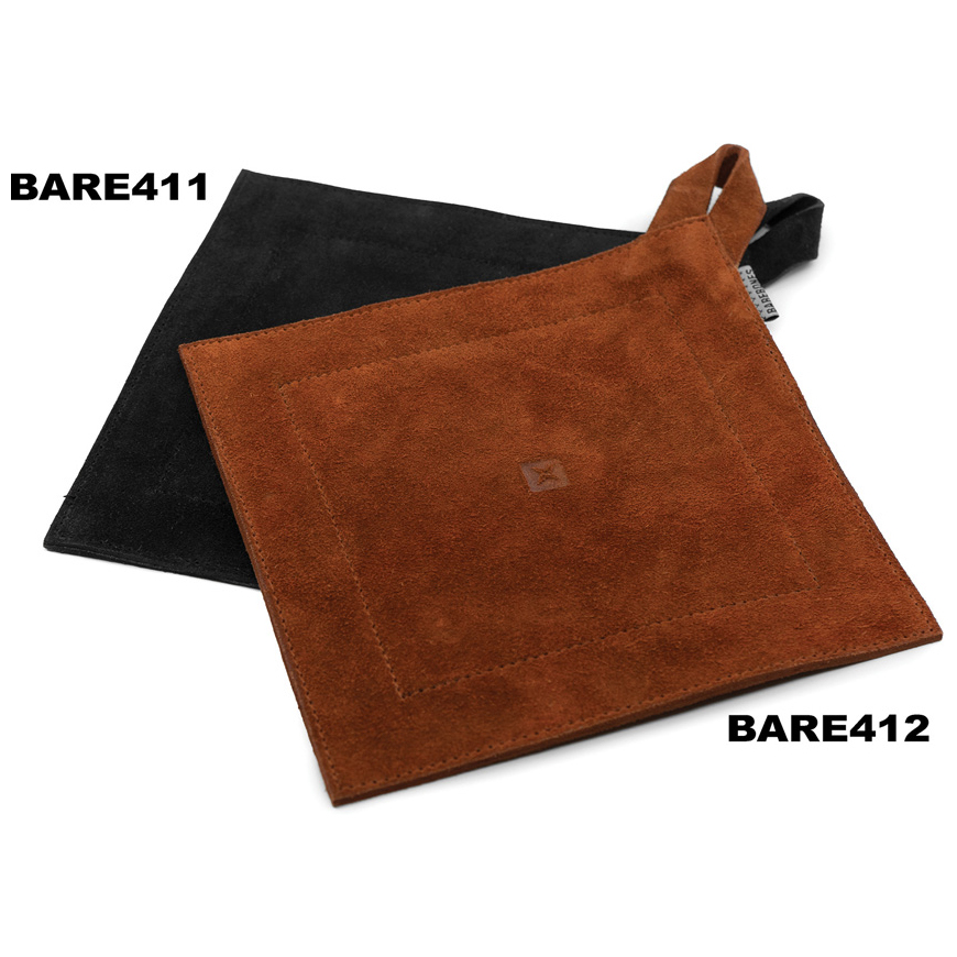 Barebones Living Hot Pad Black Suede: BK-BARE411V3