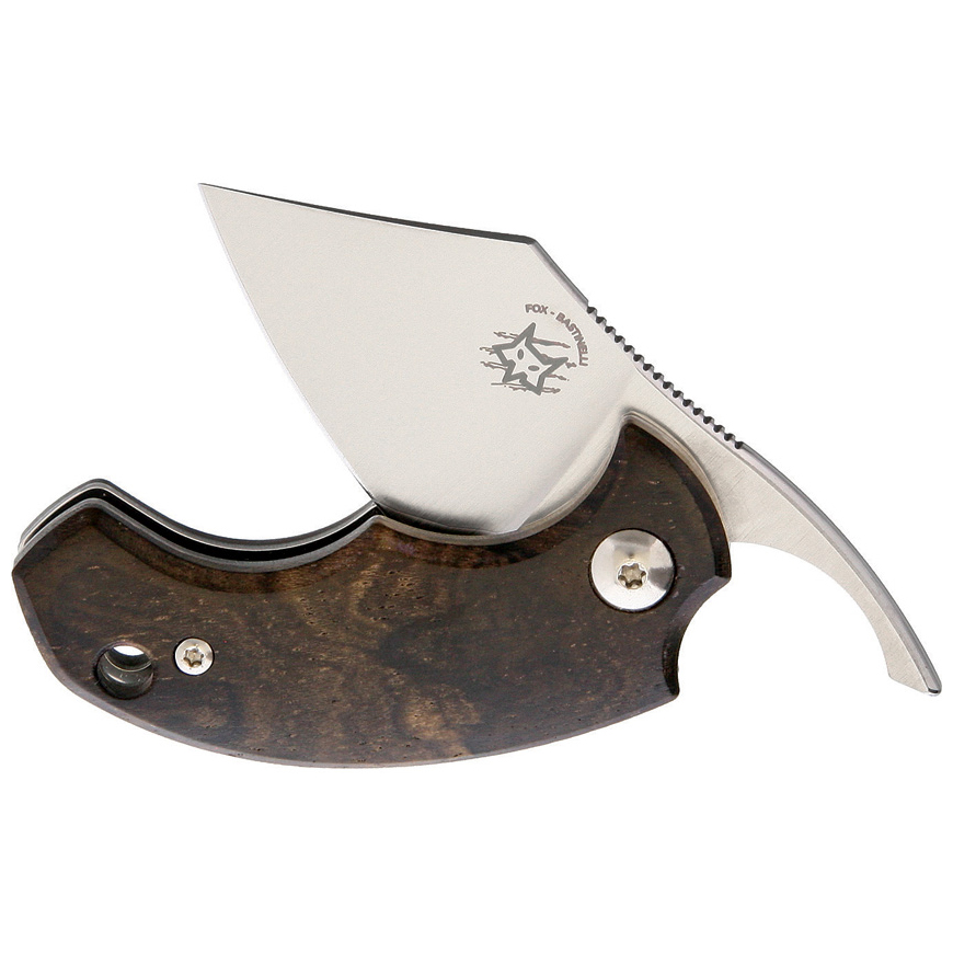 Bastinelli Creations BB Drago Folder Ziricote Wood: BK-BAS203ZV3