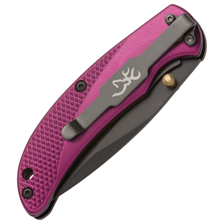 Browning Prism 3 Linerlock Purple: BK-BR0343V3