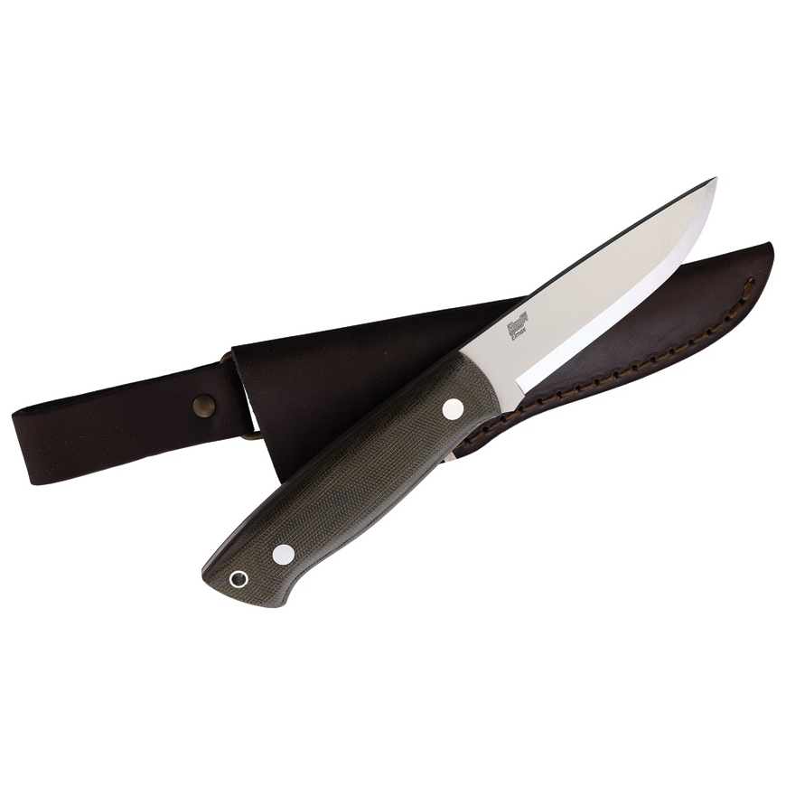 BRISA Trapper 95 Fixed Blade Micarta: BK-BRI071V3