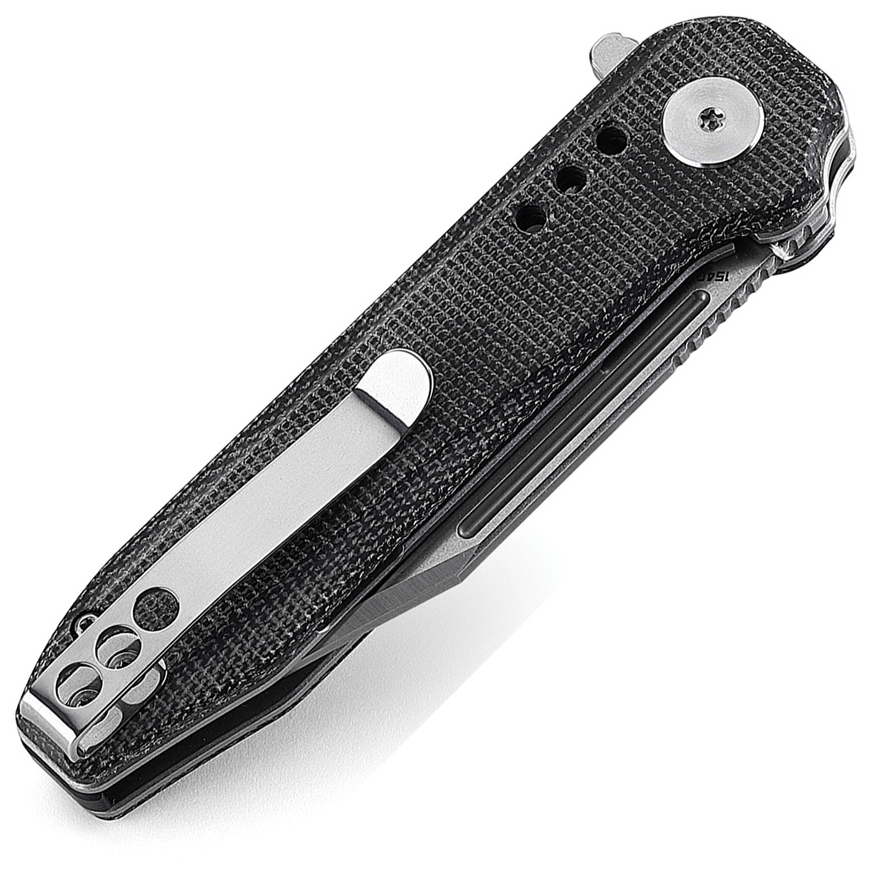 Bestech Knives Syntax Linerlock Black Micarta: BK-BTKG41DV3