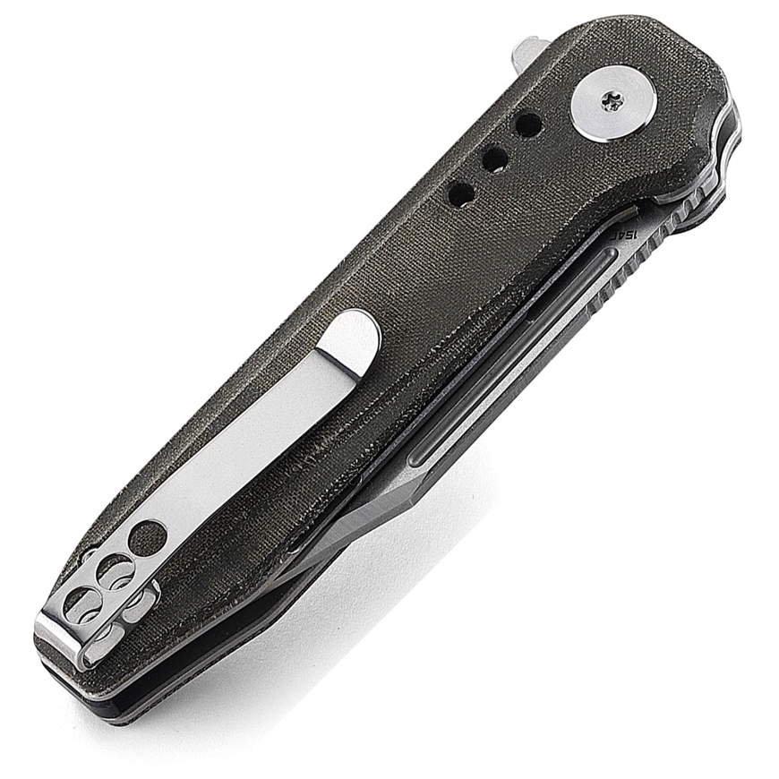 Bestech Knives Syntax Linerlock Green Micarta: BK-BTKG41EV3