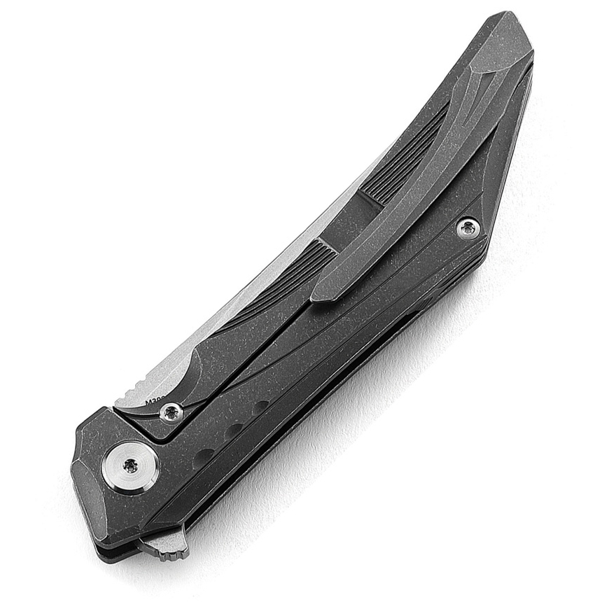 Bestech Knives Kamoza Framelock Gray: BK-BTKT1911AV3