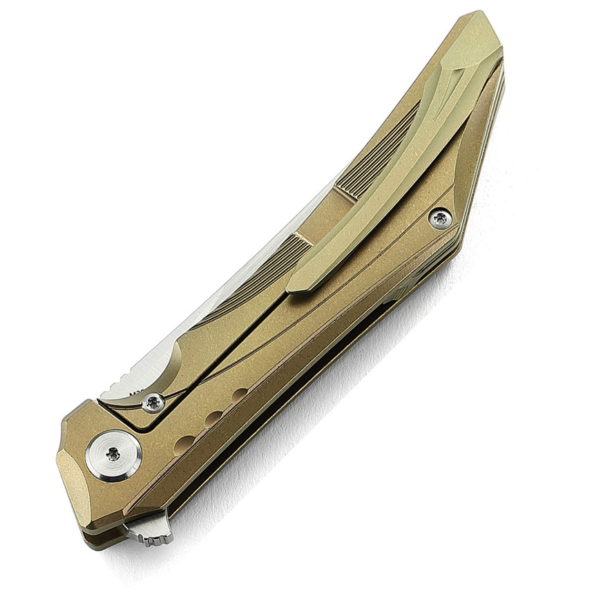 Bestech Knives Kamoza Framelock Gold: BK-BTKT1911CV3