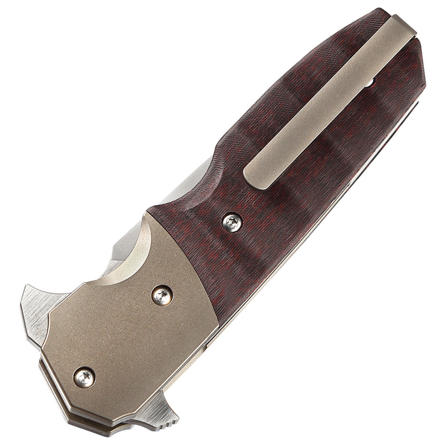 Bestech Knives Freefall Linerlock Red CF: BK-BTKT2007DV3