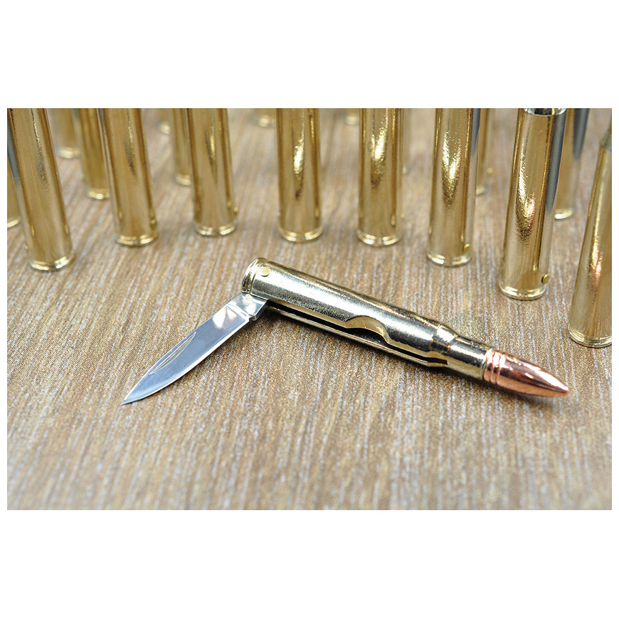 Caliber Gourmet Bullet Pocket Knife: BK-CBG1004V3