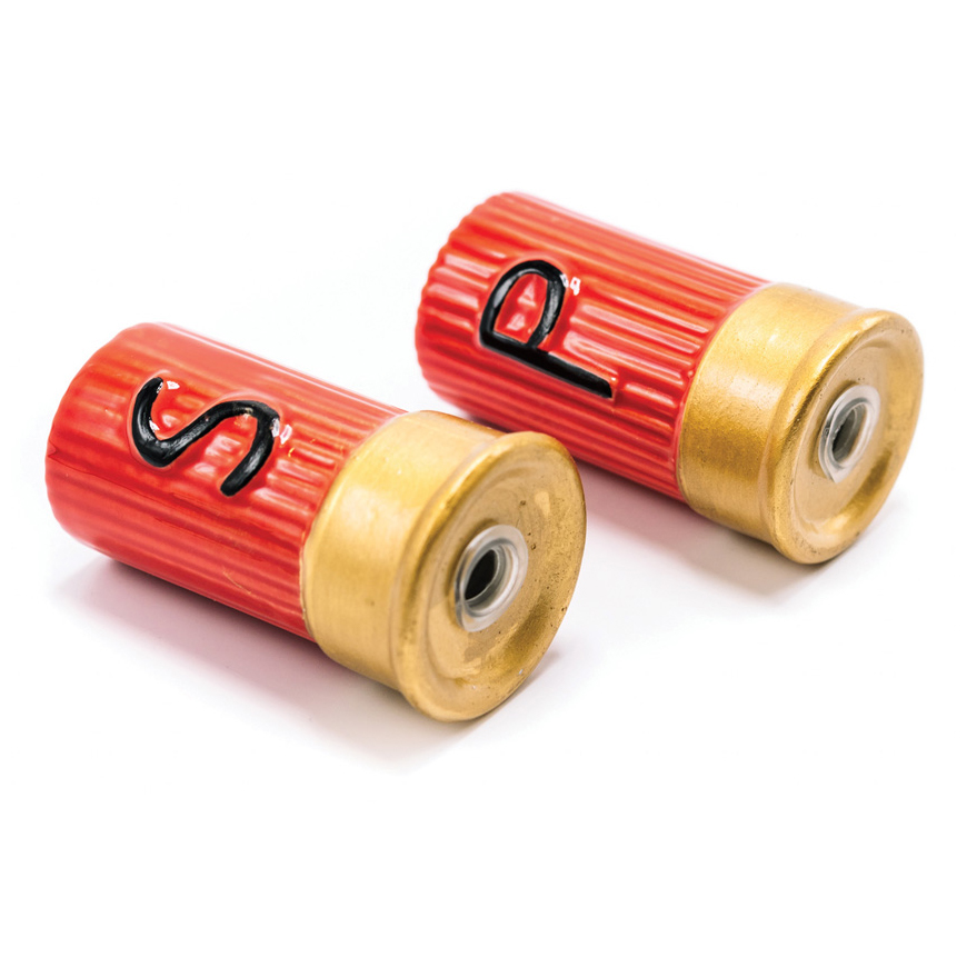 Caliber Gourmet Salt Pepper Shakers Shotgun: BK-CBG1033V3