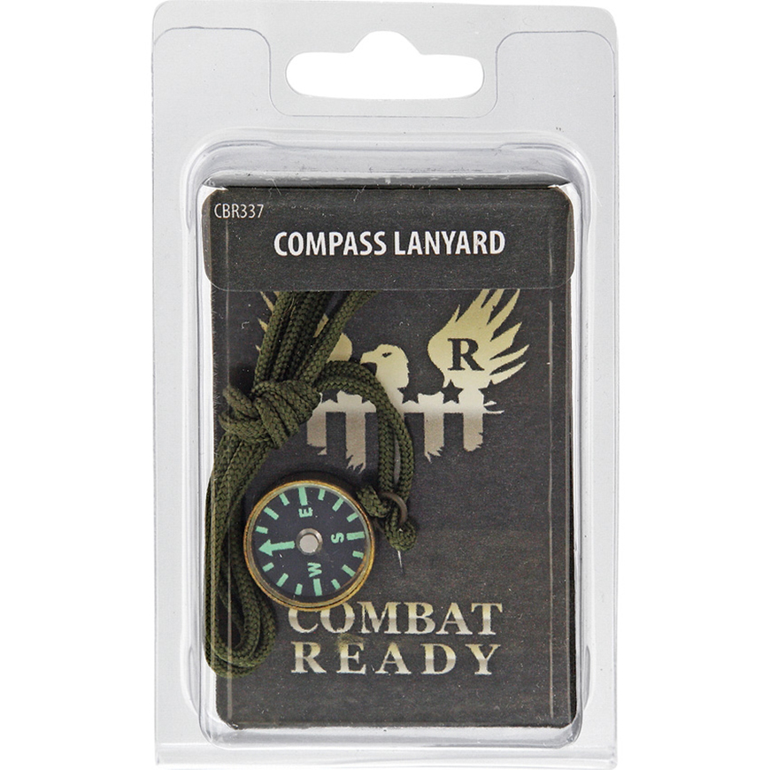 Combat Ready Compass with Neck Lanyard: BK-CBR337V3