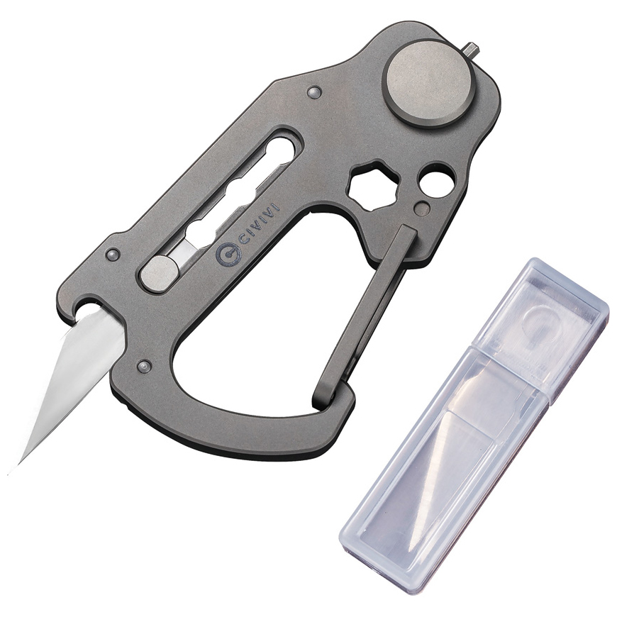 Civivi Polymorph Carabiner Multitool: BK-CIVC200451V3