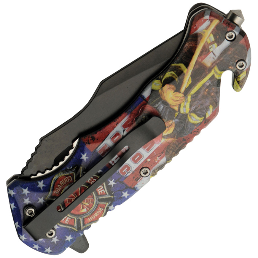 Rite Edge Firefighter Linerlock A/O: BK-CN300557FFV3