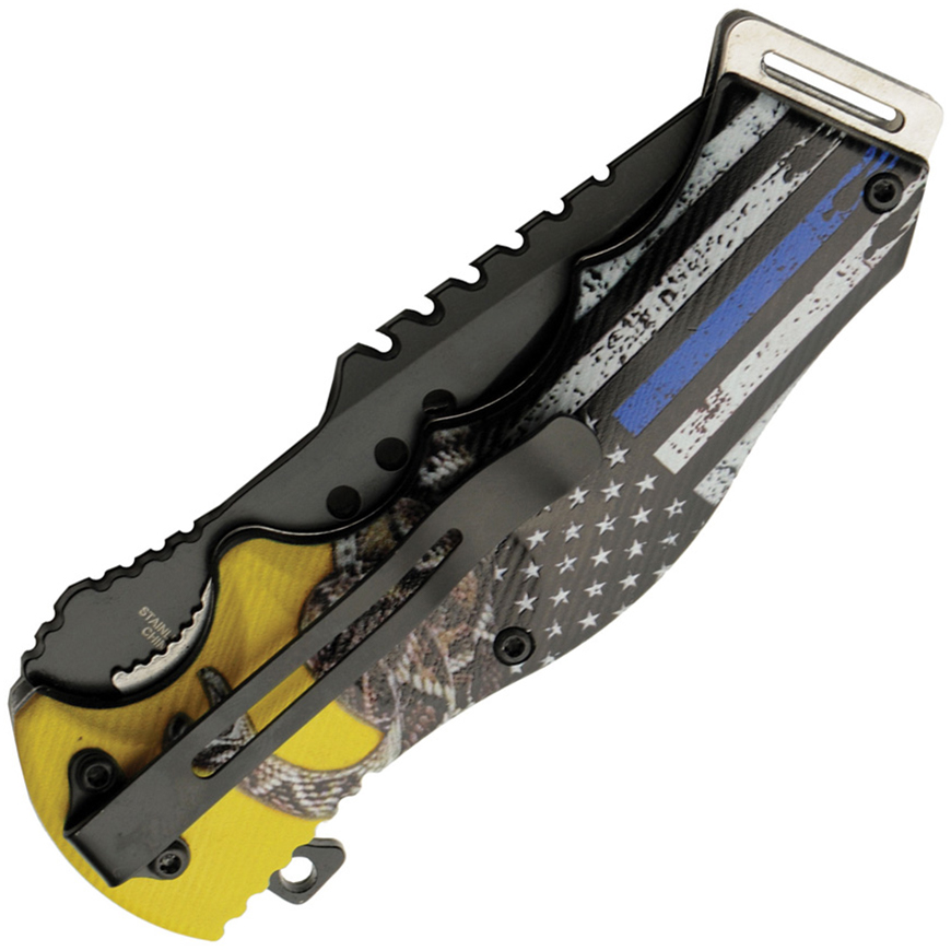 Rite Edge Police Patriot Linerlock A/O: BK-CN300566POV3