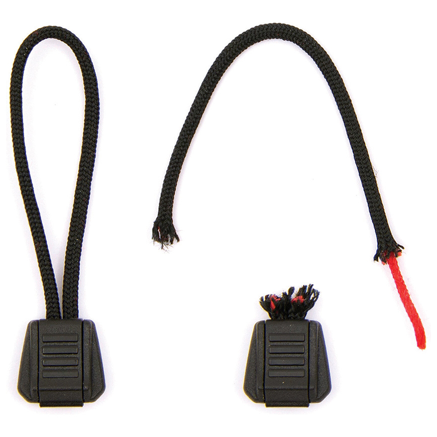 Exotac Tinderzip Zipper Pull Black: BK-ET9000BLKV3