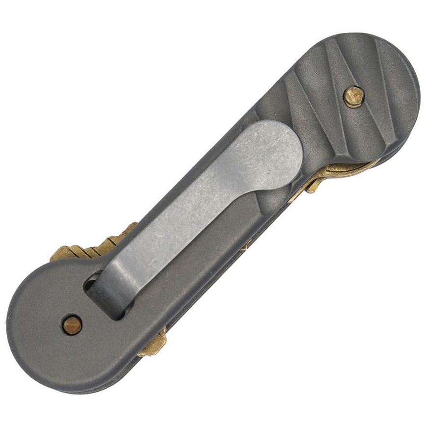 KeyBar KeyBar Carved Titanium: BK-KBR224V3