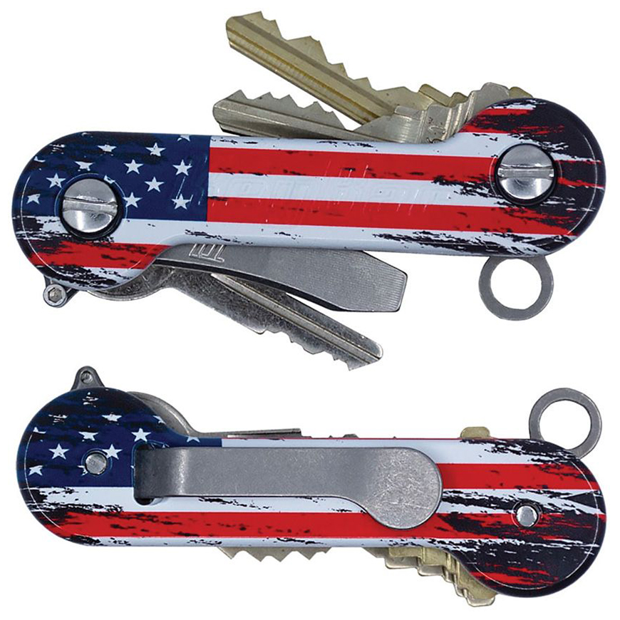 KeyBar KeyBar Aluminum American Flag: BK-KBR246V3