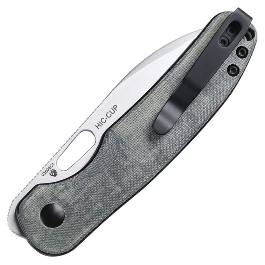 Kizer Cutlery HIC-CUP Button Lock: BK-KIV3606C1V3