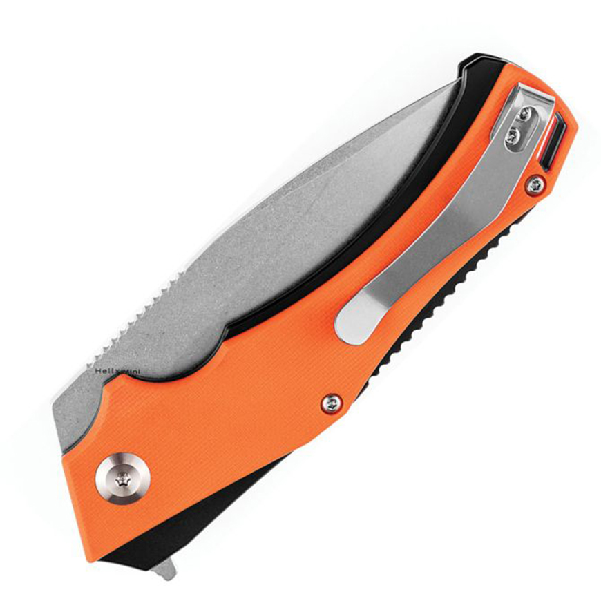 Kansept Knives Mini Hellx Linerlock Orange: BK-KT2008A5V3