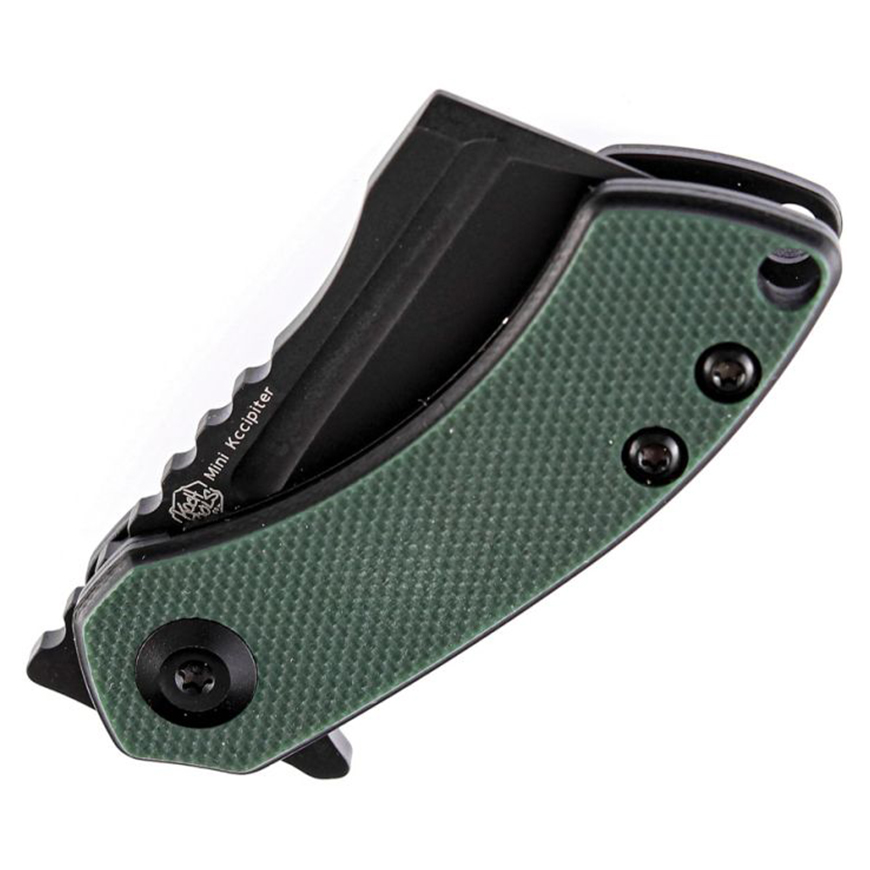 Kansept Knives Mini Korvid Linerlock Green: BK-KT3030A1V3