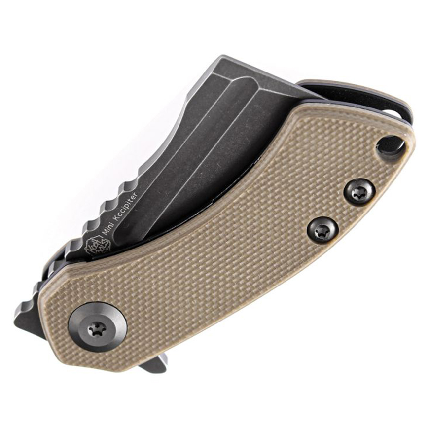 Kansept Knives Mini Korvid Linerlock Tan: BK-KT3030A2V3