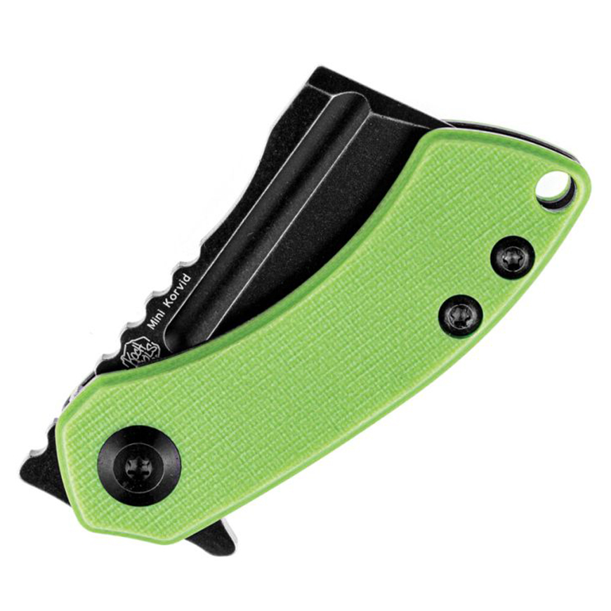 Kansept Knives Mini Korvid Linerlock Green: BK-KT3030A8V3