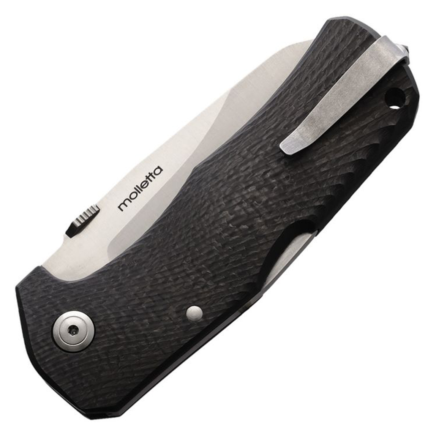 LionSTEEL TM1 Lockback CF: BK-LSTTM1CSV3