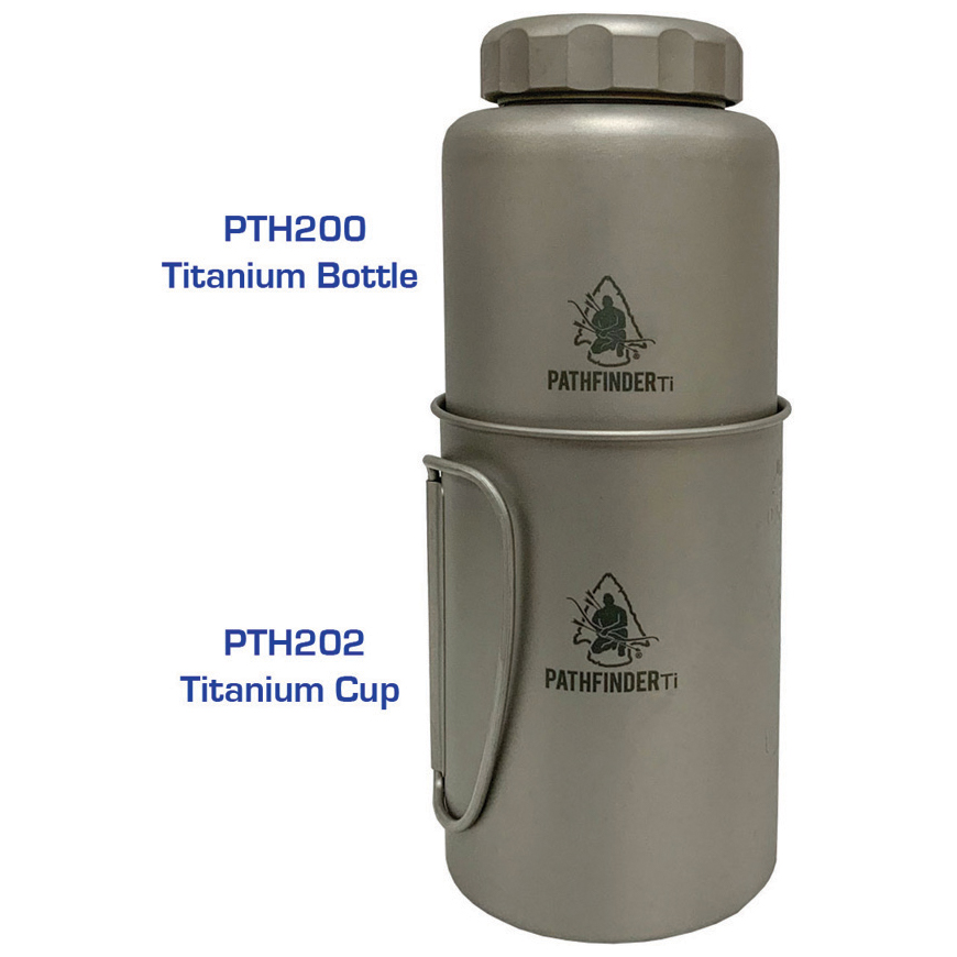 Pathfinder Titanium Bottle 1050ml: BK-PTH200V3