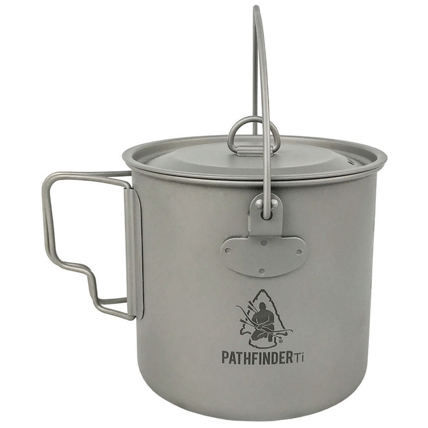 Pathfinder Titanium Bush Pot 1100ml: BK-PTH201V3