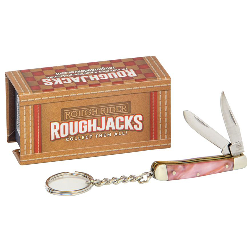 Rough Ryder Mini Trapper Keychain Pink: BK-RR1552V3