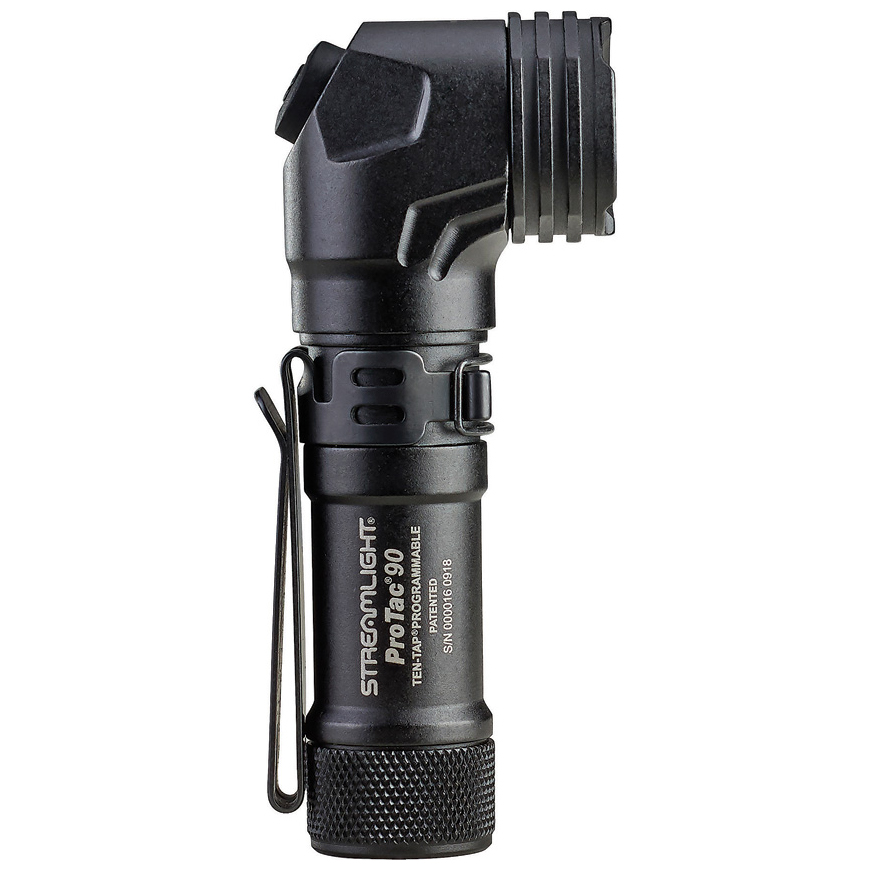 Streamlight ProTac 90 Rt Angle Flashlight: BK-STR88088V3