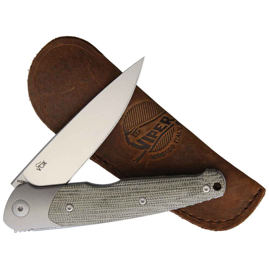 Viper Key Slip Joint Green Micarta: BK-V5978CVV3